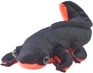 （代购）日本tst advance仿真红腹东方蝾螈newt毛绒玩具公仔