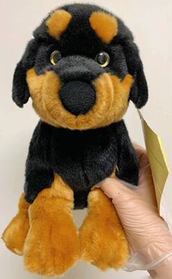 （定做）leonine仿真罗威纳犬狗狗rottweiler毛绒玩具公仔