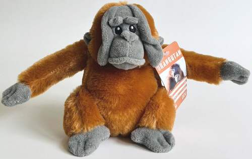 （代购）仿真苏门答腊红毛猩猩orangutan毛绒玩具公仔