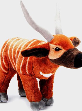 （代购）英国petting zoo仿真紫羚bongo毛绒玩具公仔