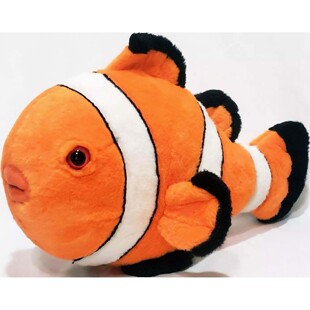 （代购）美国wild republic仿真小丑鱼clown fish毛绒玩具公仔