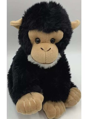 （代购）美国wild republic仿真倭黑猩猩chimpanzee毛绒玩具公仔