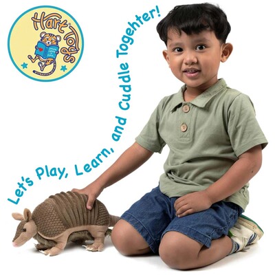 （代购）仿真九带犰狳armadillo毛绒玩具公仔