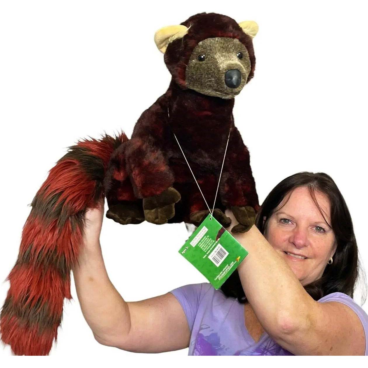 （代购）仿真环尾獴ring-tailed mongoose毛绒玩具公仔