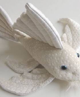 （定做）仿真豹纹脂身鲇鱼清道夫鱼catfish毛绒玩具公仔