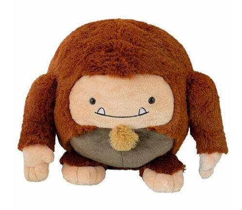 (代购)美国squishable北美大脚怪bigfoot毛绒玩具公仔球形抱枕