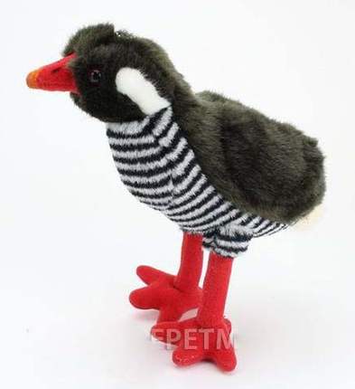 （代购）仿真冲绳秧鸡okinawa rail毛绒玩具公仔书包链