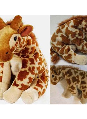 （代购）美国wild republic仿真马赛长颈鹿giraffe毛绒玩具公仔
