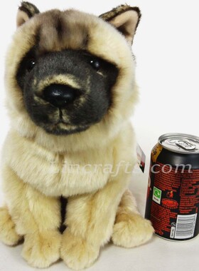 （代购）仿真秋田犬狗狗akita毛绒玩具公仔