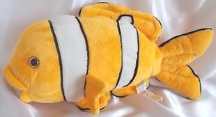 （定做）仿真小丑鱼clown fish毛绒玩具公仔