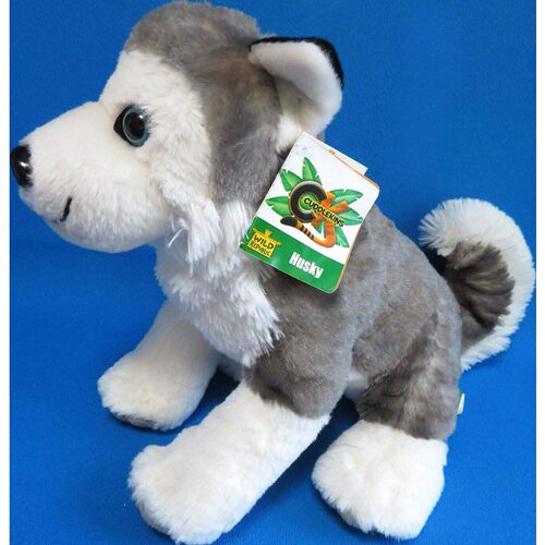 （代购）美国wild republic仿真哈士奇犬狗狗husky毛绒玩具公仔