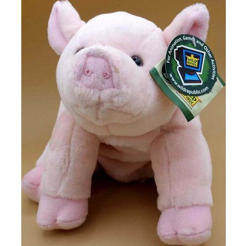 （代购）美国wild republic仿真家猪pig毛绒玩具公仔stuffed toy