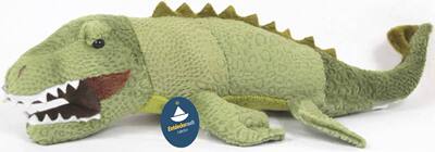 （定做）entdeckerwelt侏罗纪世界仿真沧龙mosasaur毛绒玩具公仔