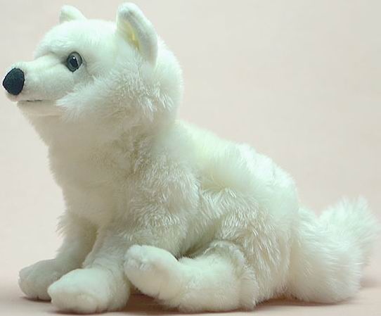 （代购）美国save our space仿真北极狐arctic fox毛绒玩具公仔