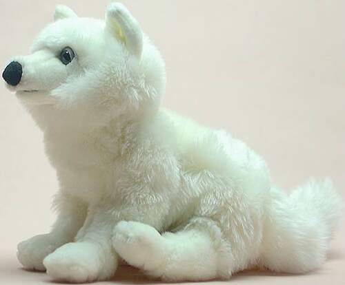 （代购）美国save our space仿真北极狐arctic fox毛绒玩具公仔