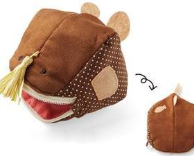 （代购）日本tst advance仿真鮟鱇鱼anglerfish毛绒玩具杂物包