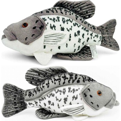 （代购）英国cabin仿真大号花斑鲈鱼bass毛绒玩具公仔stuffed toy