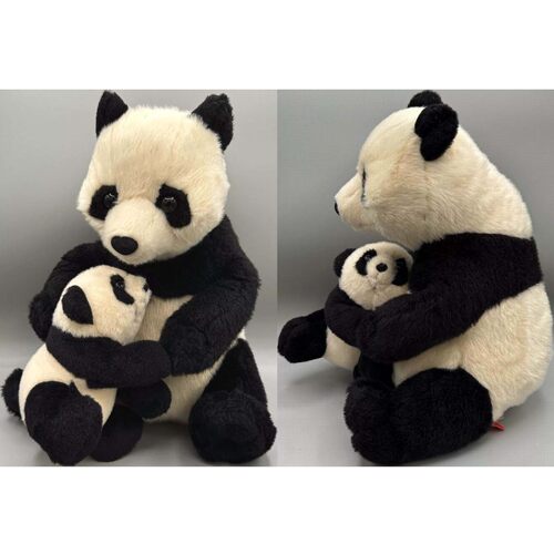 （代购）美国wild republic仿真母子款大熊猫panda毛绒玩具公仔