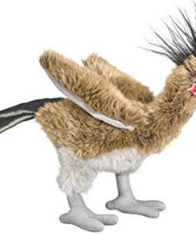 （代购）美国wildlife artists仿真走鹃roadrunner毛绒玩具公仔