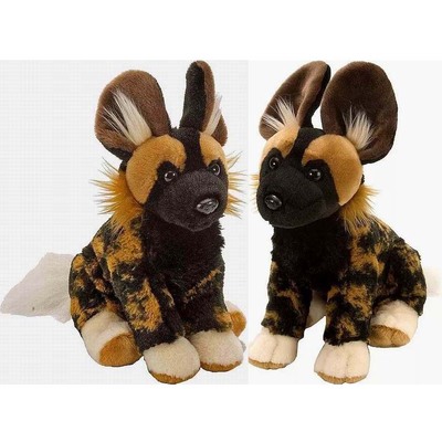 （代购）美国wild republic仿真大号非洲野狗毛绒玩具公仔