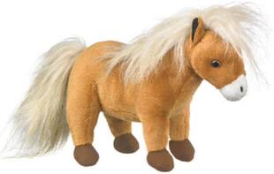 (定做)仿真设得兰矮种马shetland pony毛绒玩具公仔
