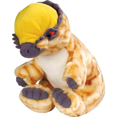（代购）美国wild republic仿真肿头龙pachycephalosaur毛绒玩具