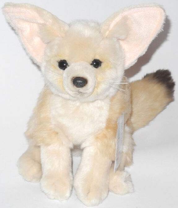 （代购）德国uni-toys仿真大耳廓狐fennec fox毛绒玩具公仔