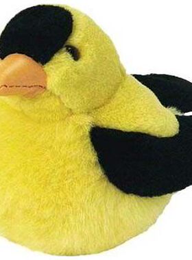 （代购）美国wild republic仿真美洲金翅雀goldfinch毛绒玩具公仔