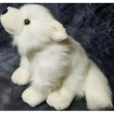 （代购）美国wild republic仿真北极狐arctic fox毛绒玩具公仔