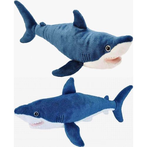 （代购）美国wild republic仿真蓝鲨大青鲨blue shark毛绒玩具