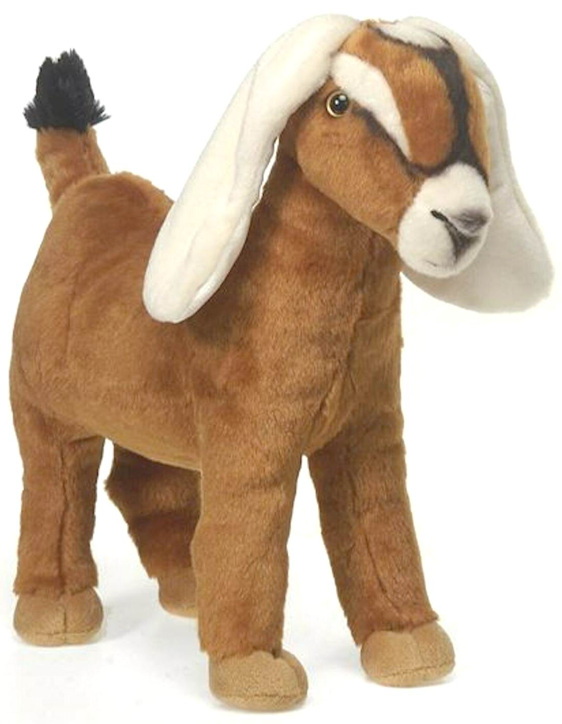 （代购）美国fiesta仿真努比亚山羊nubian goat毛绒玩具公仔