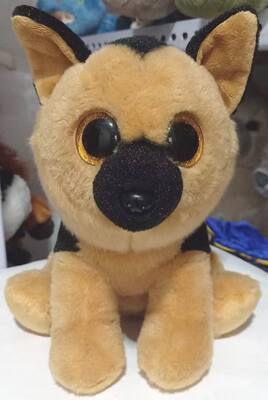 （定做）仿真德国黑背牧羊犬狼狗german shepherd毛绒玩具公仔