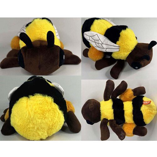 （代购）美国wild republic仿真蜜蜂bee毛绒玩具公仔stuffed toy