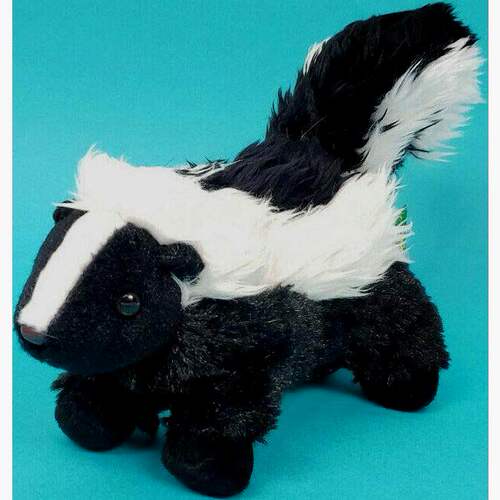 （代购）美国wild republic仿真小号臭鼬skunk毛绒玩具plush toy