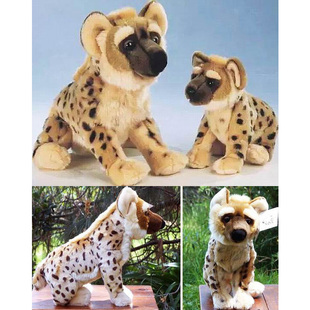 （代购）美国save our space仿真大号斑鬣狗hyena毛绒玩具公仔