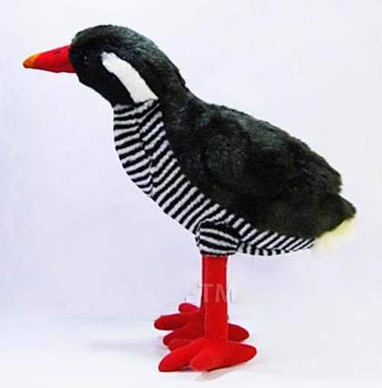 （代购）仿真冲绳秧鸡okinawa rail毛绒玩具公仔