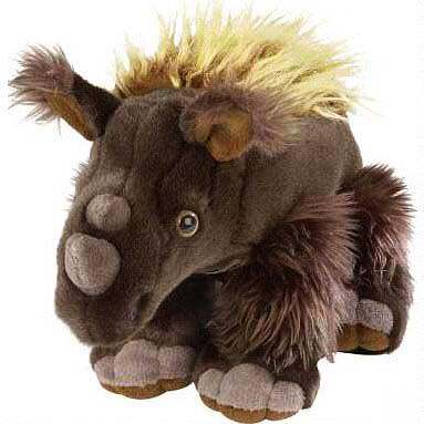 （代购）美国wild republic仿真苏门答腊犀牛rhinocero毛绒玩具