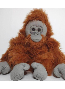 （代购）美国wild republic仿真红毛猩猩orangutan毛绒玩具公仔
