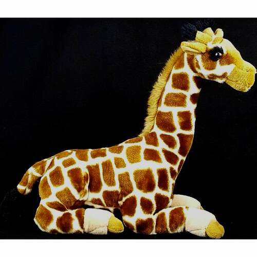 （代购）wild republic仿真卧姿马赛长颈鹿giraffe毛绒玩具公仔