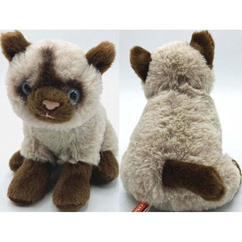 （代购）美国wild republic仿真暹罗猫siamese cat毛绒玩具公仔
