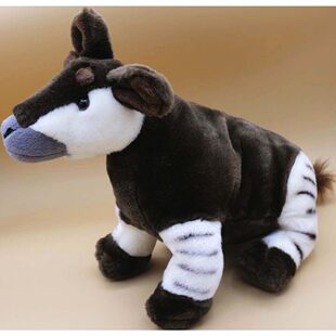 (代购)美国wild republic仿真霍加狓okapi毛绒玩具公仔