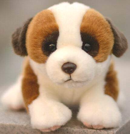 （定做）leonine仿真圣伯纳犬狗狗st bernard毛绒玩具公仔