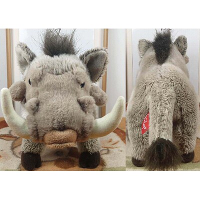 （代购）英国hamleys仿真疣猪warthog毛绒玩具公仔
