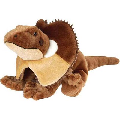 （代购）美国wild republic仿真澳洲伞蜥frilled lizard毛绒玩具
