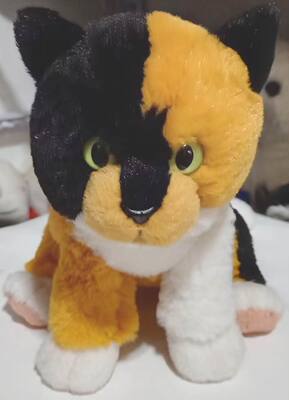 （代购）美国wild republic仿真三花猫calico cat毛绒玩具公仔