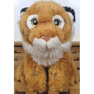 （定做）leonine仿真坐姿华南虎tiger毛绒玩具公仔