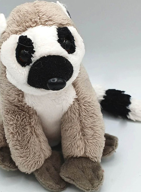 （代购）美国wild republic仿真环尾狐猴lemur毛绒玩具公仔