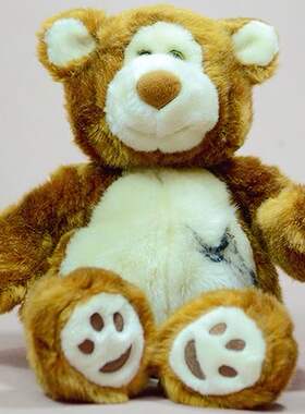 （定做）leonine坐姿棕熊大笨熊brown bear毛绒玩具公仔