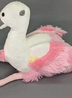 （代购）wildlife artists仿真粉红琵鹭spoonbill毛绒玩具公仔