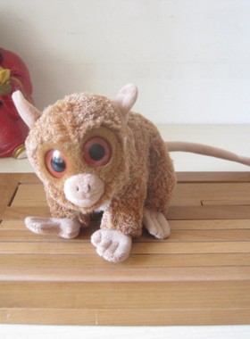 （代购）美国wild republic仿真眼镜猴tarsier毛绒玩具公仔